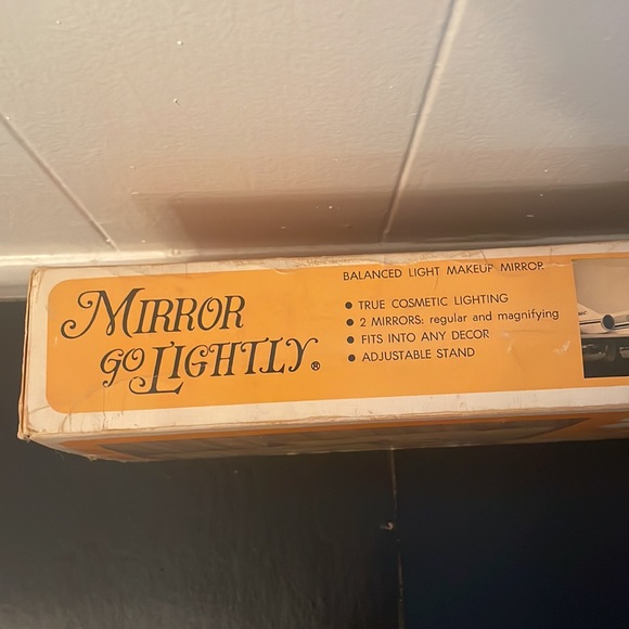 Mirror Go Lightly Other Vintage Mirror Go Lightly Vanity Stand
